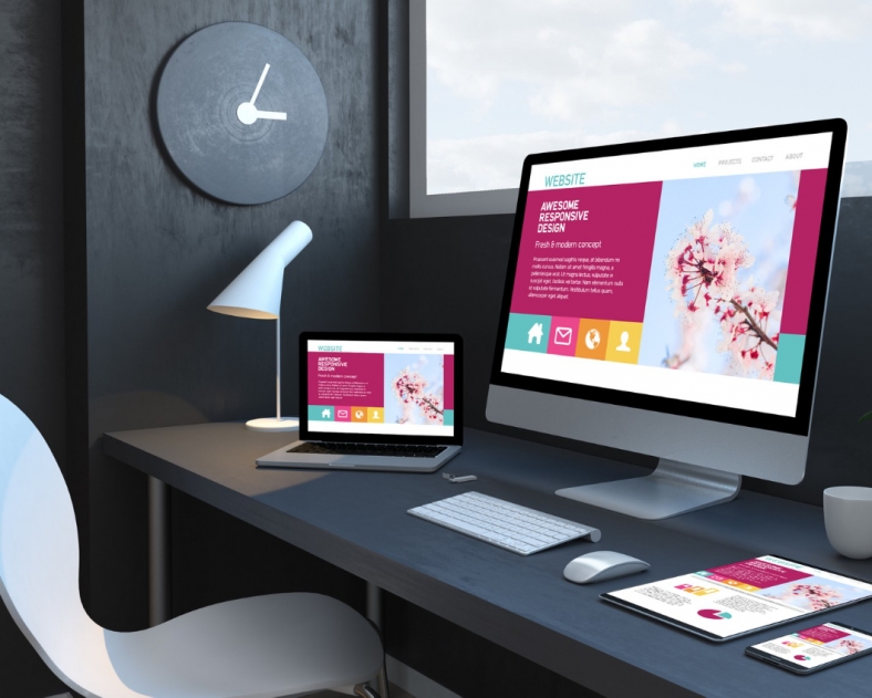 navy-blue-workspace-with-responsive-devices-3d-rendering-awesome-responsive-design-website